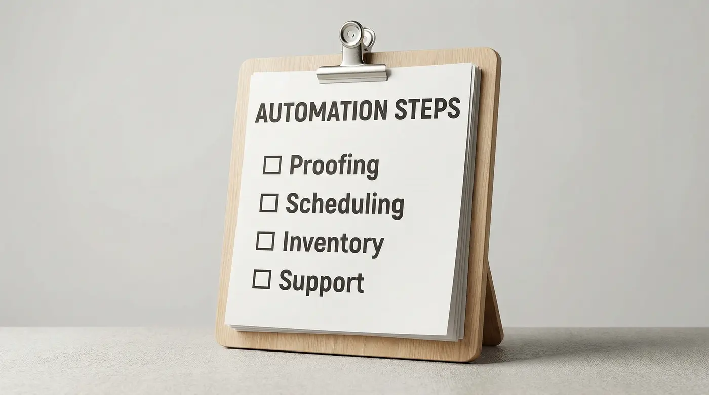 automation-steps-checklist-board