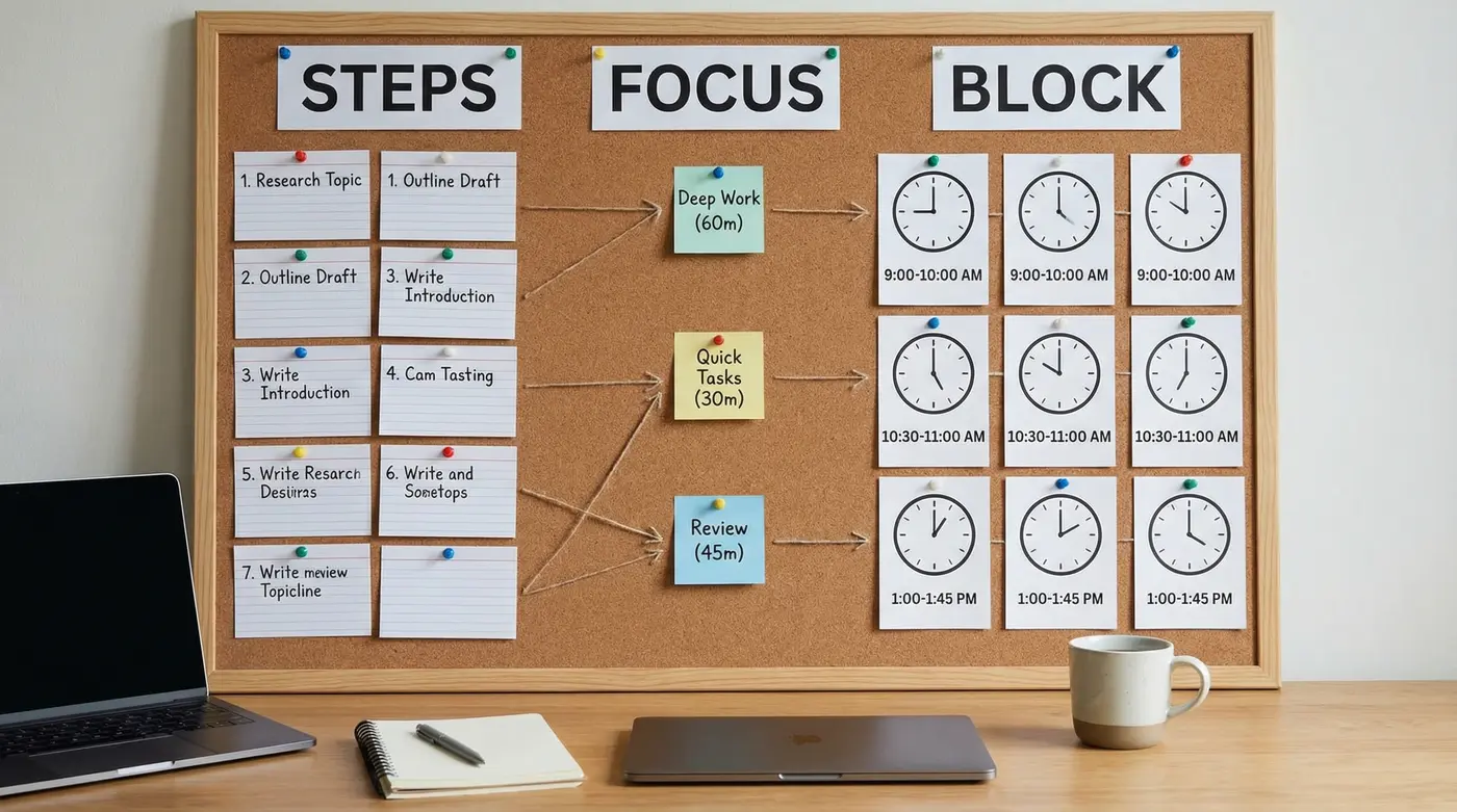workflow-board-micro-steps-and-time-blocking