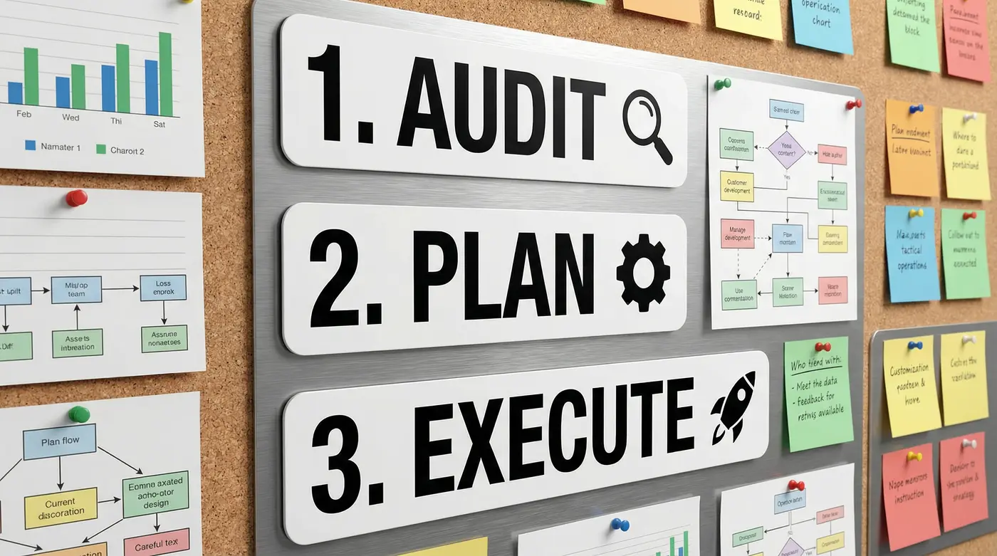 three-step-audit-plan-execute-productivity-workflow