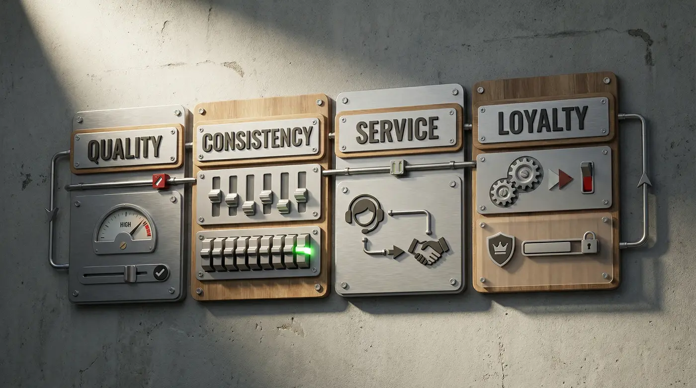 brand-excellence-workflow-quality-consistency-service-loyalty