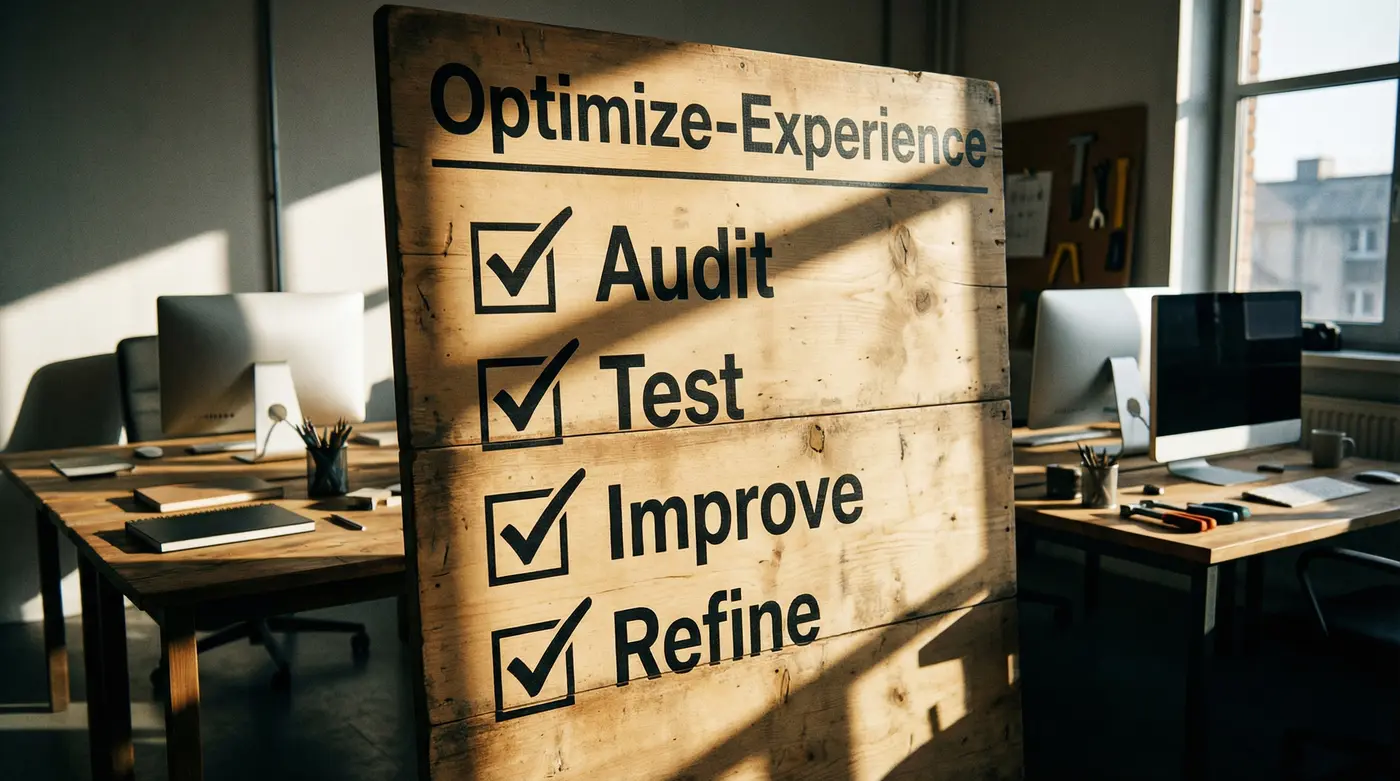 optimize-experience-checklist-board-for-brand-audits