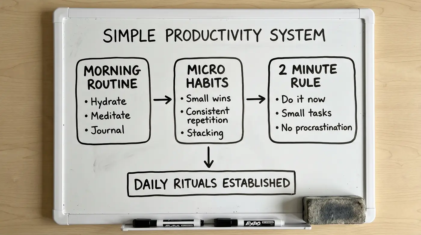 productivity-system-diagram-morning-routine-micro-habits