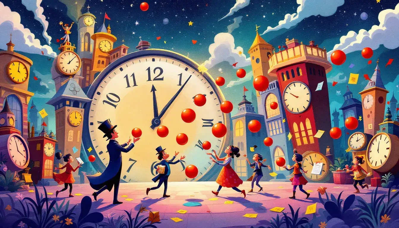 An image illustrating single-tasking strategies with a focus on time management techniques.