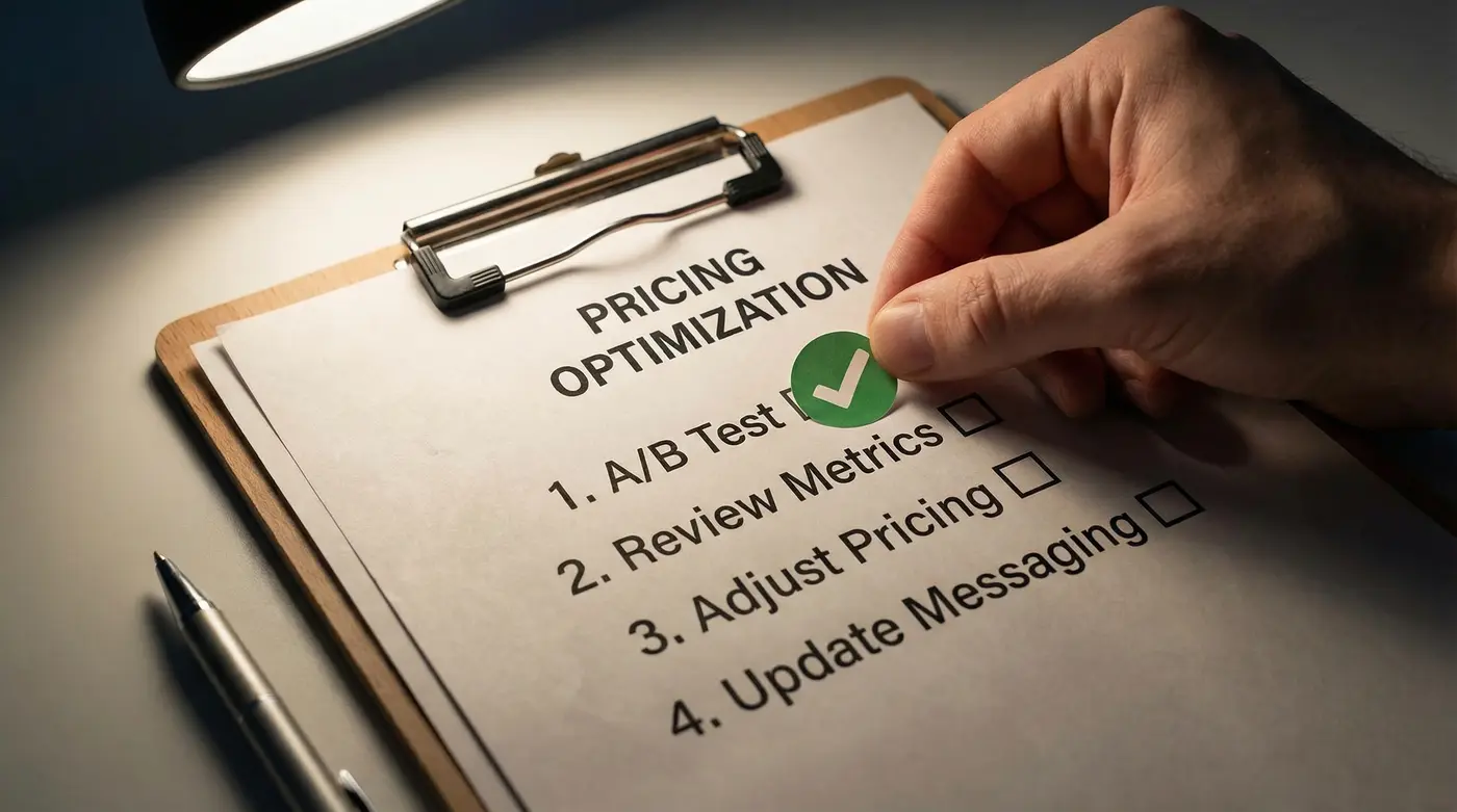 pricing-optimization-checklist-board