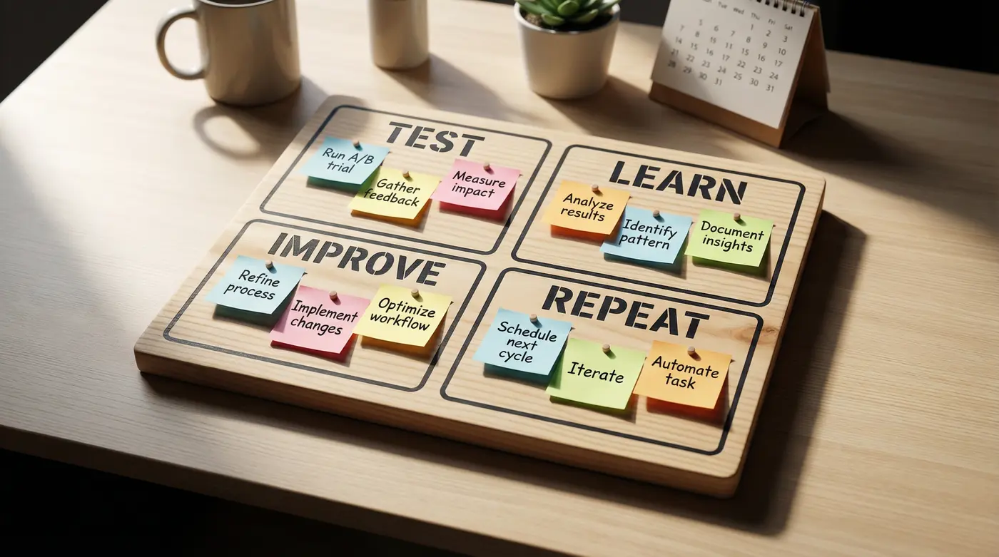workflow-test-learn-improve-repeat-board